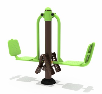 雙人坐蹬訓練器