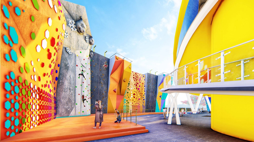 室外攀巖墻設施 室外攀巖墻設施生產(chǎn)