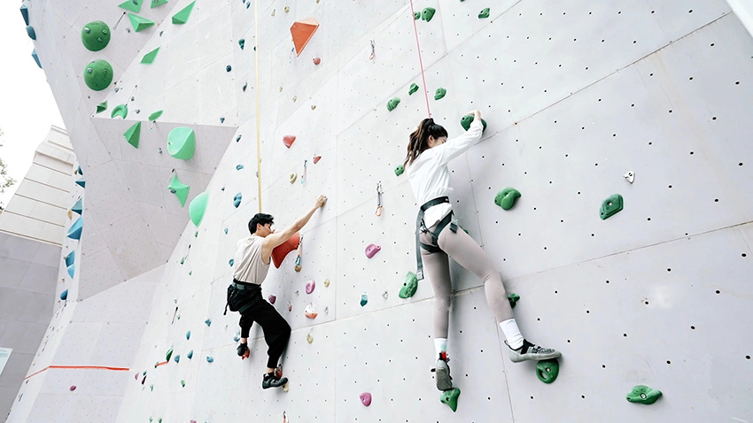 室外攀巖墻設(shè)施 戶外攀爬設(shè)施