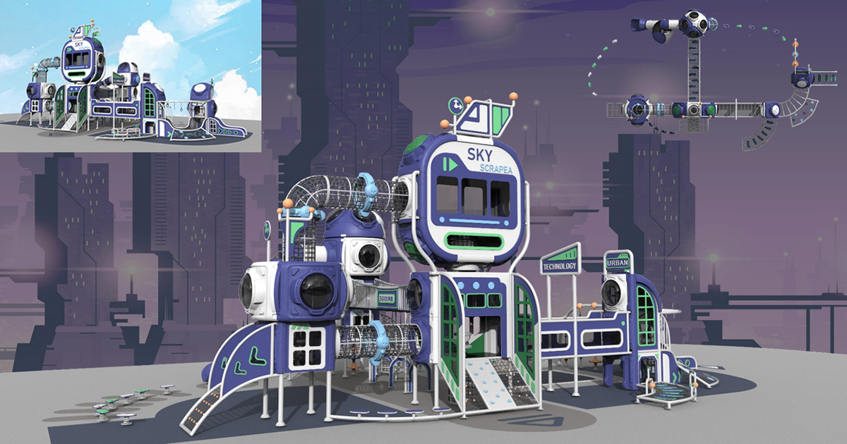 大型組合滑梯設(shè)備 大型組合滑梯設(shè)備