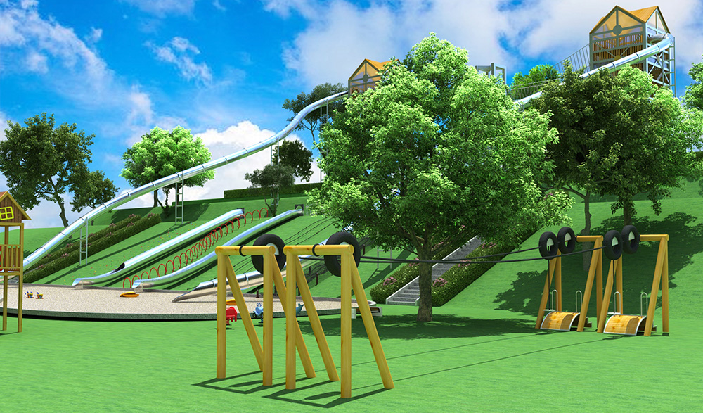 大型不銹鋼滑梯設(shè)備 大型不銹鋼滑梯設(shè)備