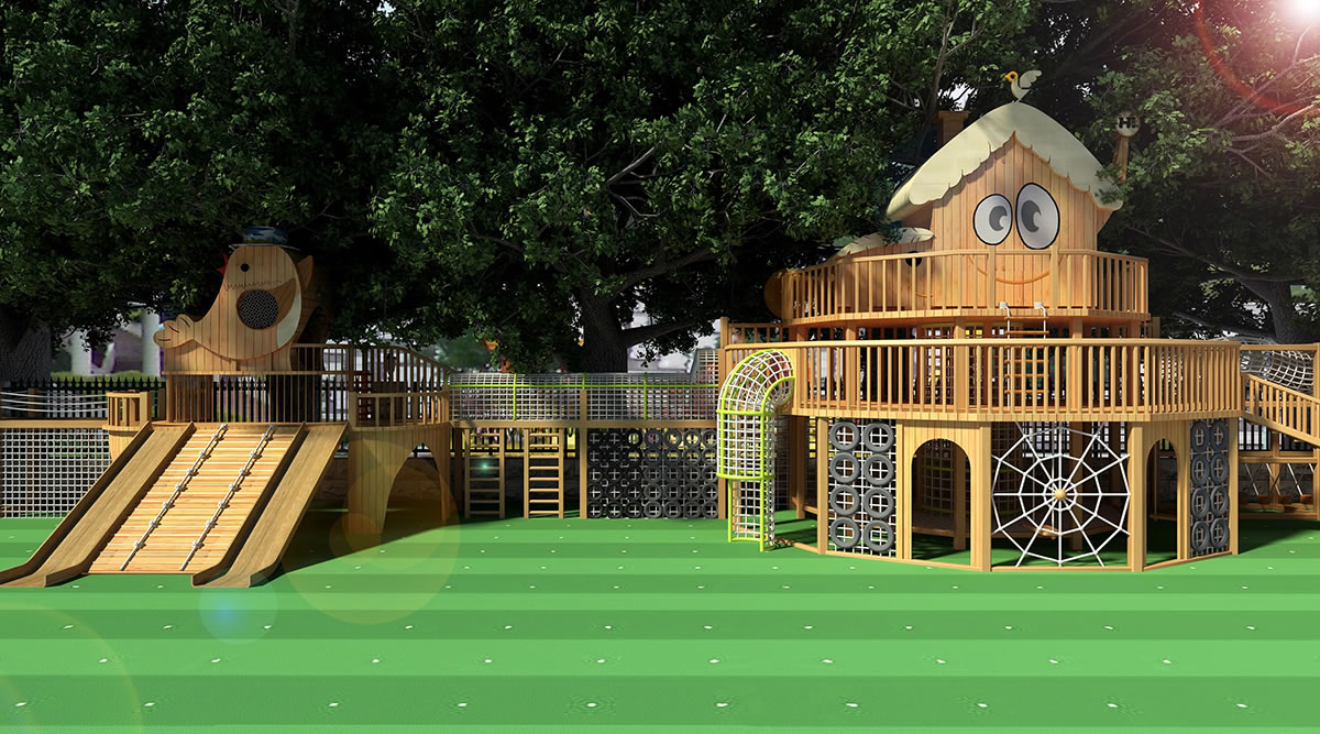 戶外木質(zhì)滑梯定制 戶外木質(zhì)滑梯定制