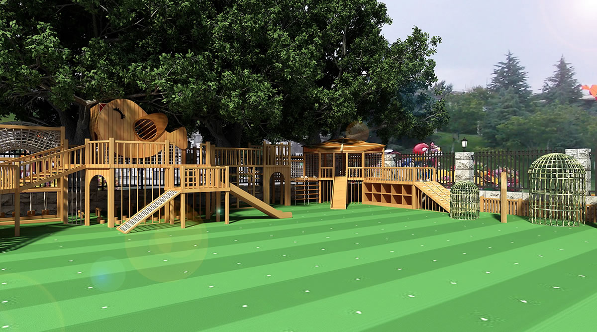 戶外木質(zhì)滑梯定制 戶外木質(zhì)滑梯定制