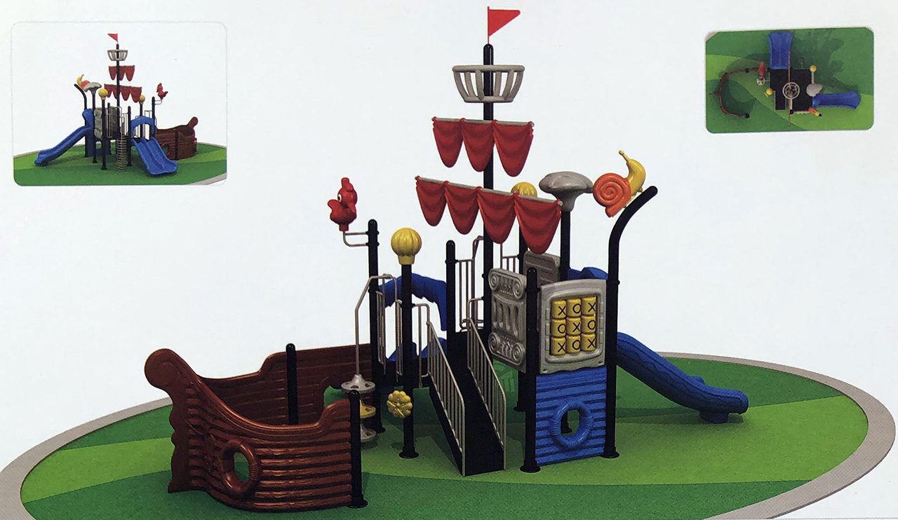 兒童海盜船滑梯設(shè)備 兒童海盜船滑梯設(shè)備