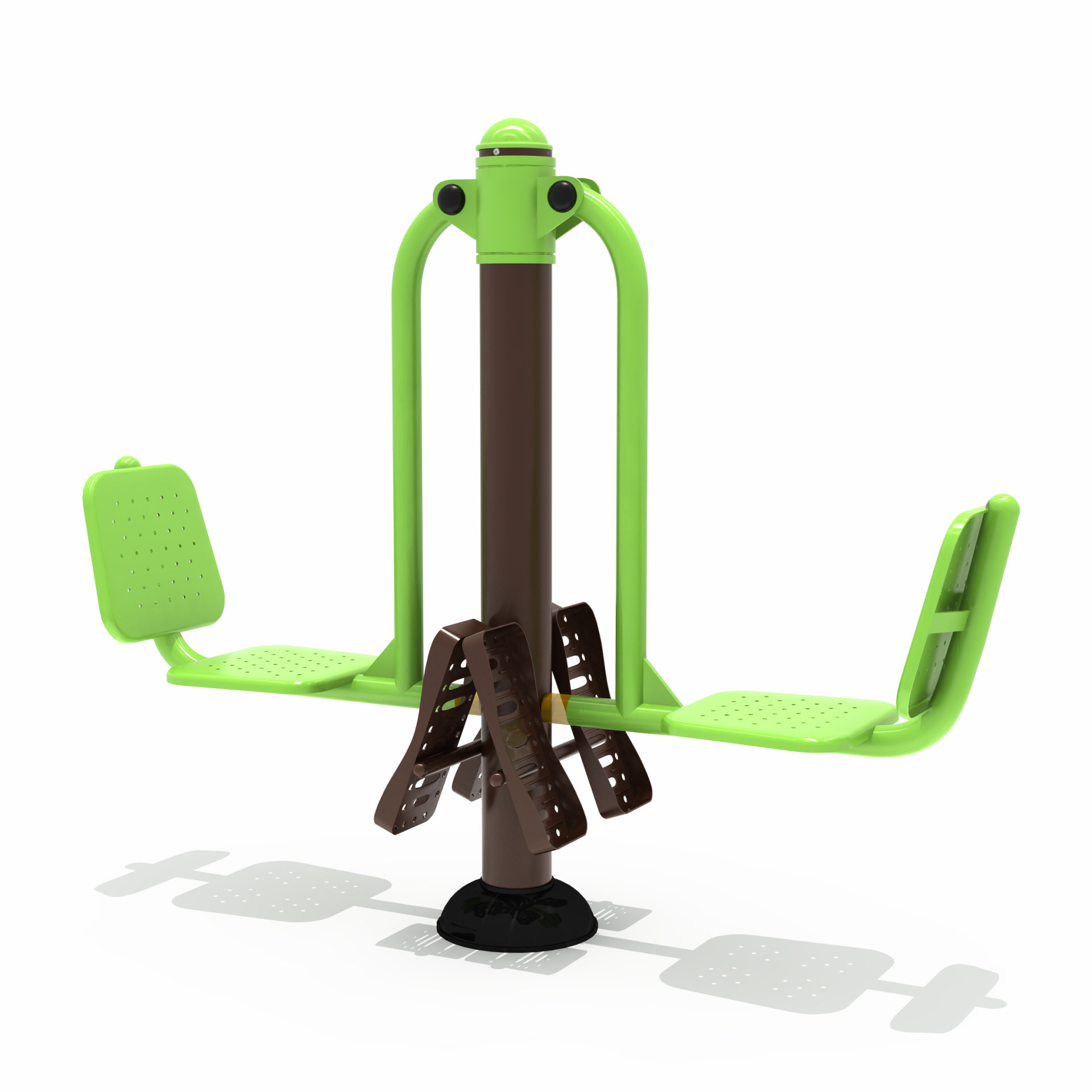 小區(qū)健身器材坐蹬訓練器